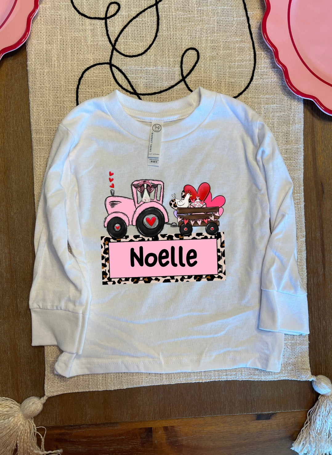 Tractor w/ Farm Animals (Girl)