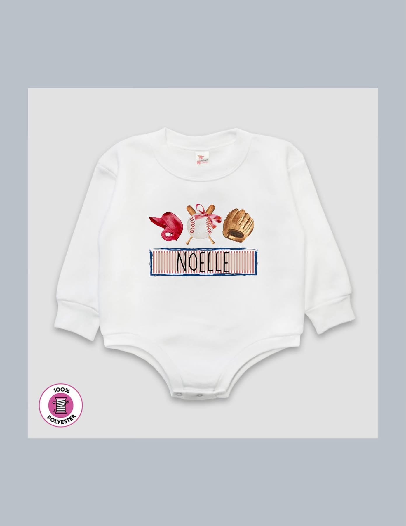 Baseball (Personalized Girl, Infant)